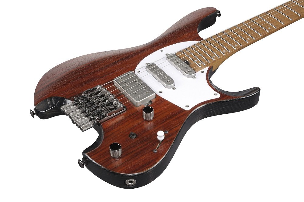 Q54WR-CNL Charcoal Brown Low Q Series Headless E-Gitarre