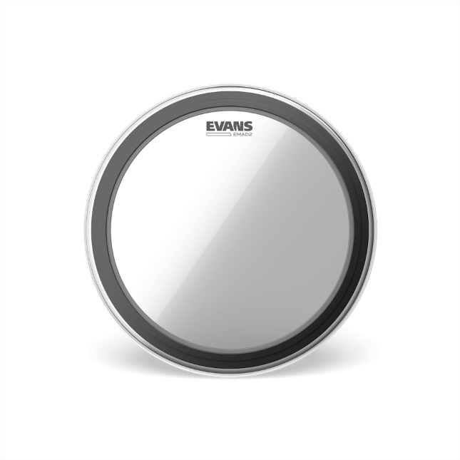 EMAD2 Bassdrumfell Clear 18"