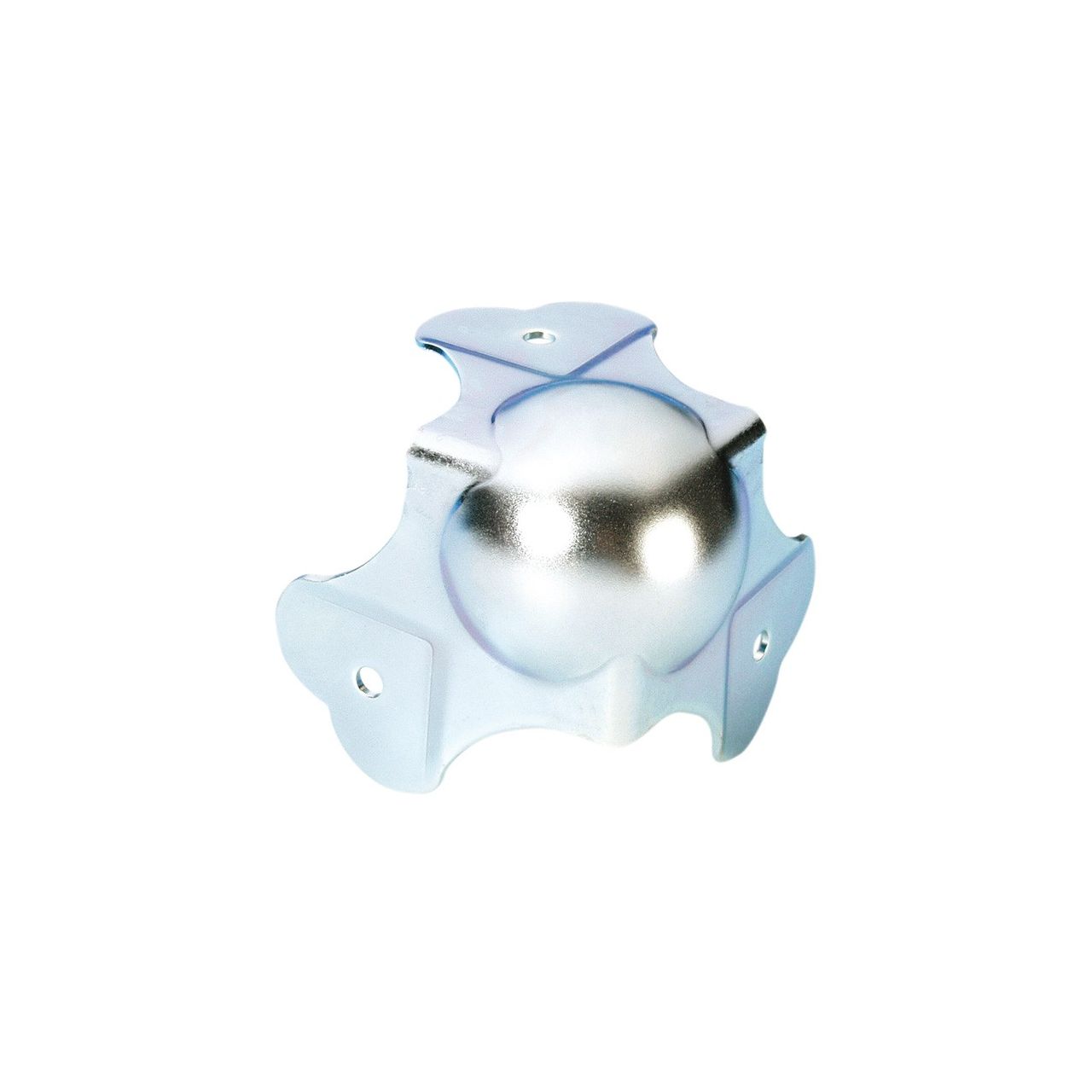 Adam Hall Hardware 4107 - Kugelecke groß dreischenklig gekröpft 30 mm 3-Loch