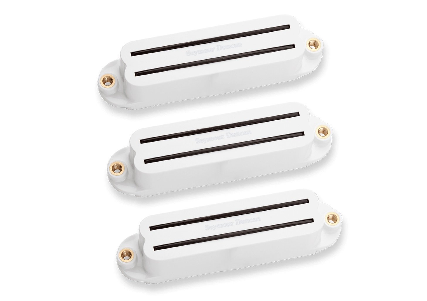 Cool Rails Strat Pickup Set - White