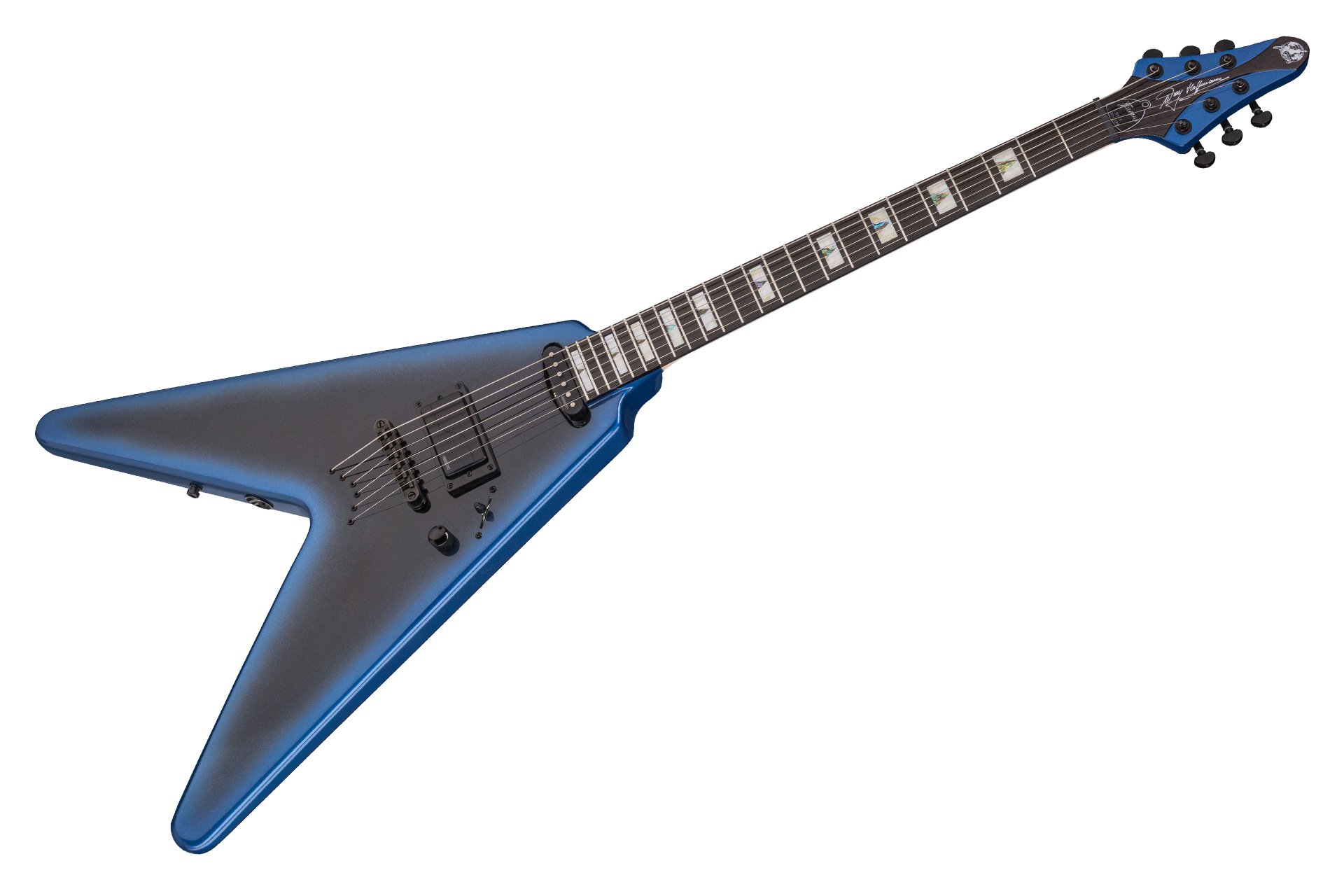 Artist Line Shark WH-1 - Solid Dark Night Metallic High Polish E-Gitarre