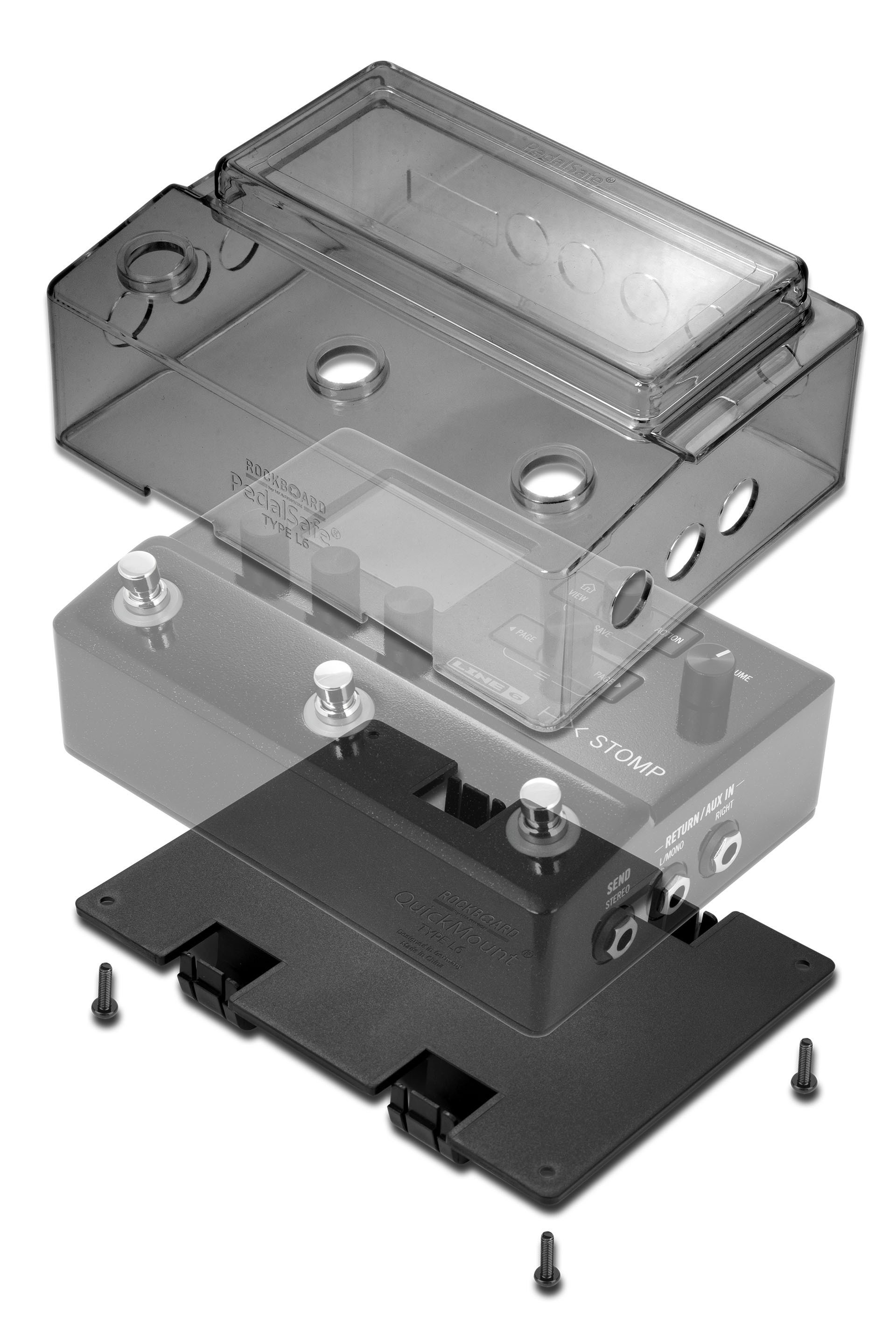 PedalSafe Type L6 - Protective Cover and Rockboard Mounting Plate