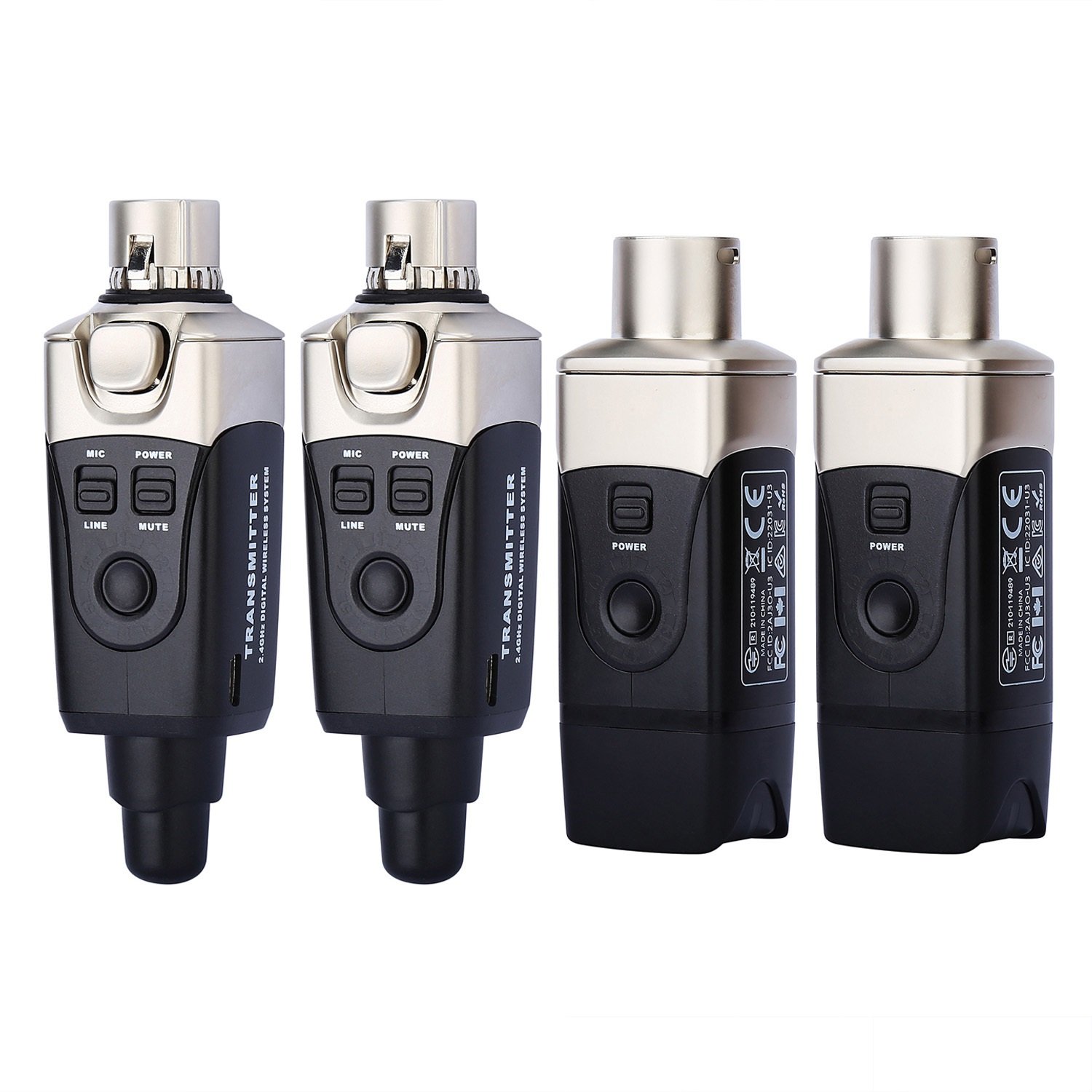 U3D Dual Wireless System for PA/DJ Systems