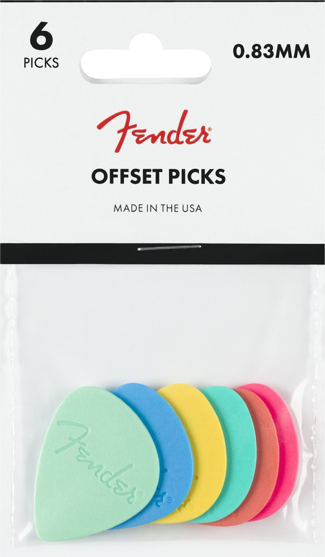Offset Picks, Multi-Color (6)