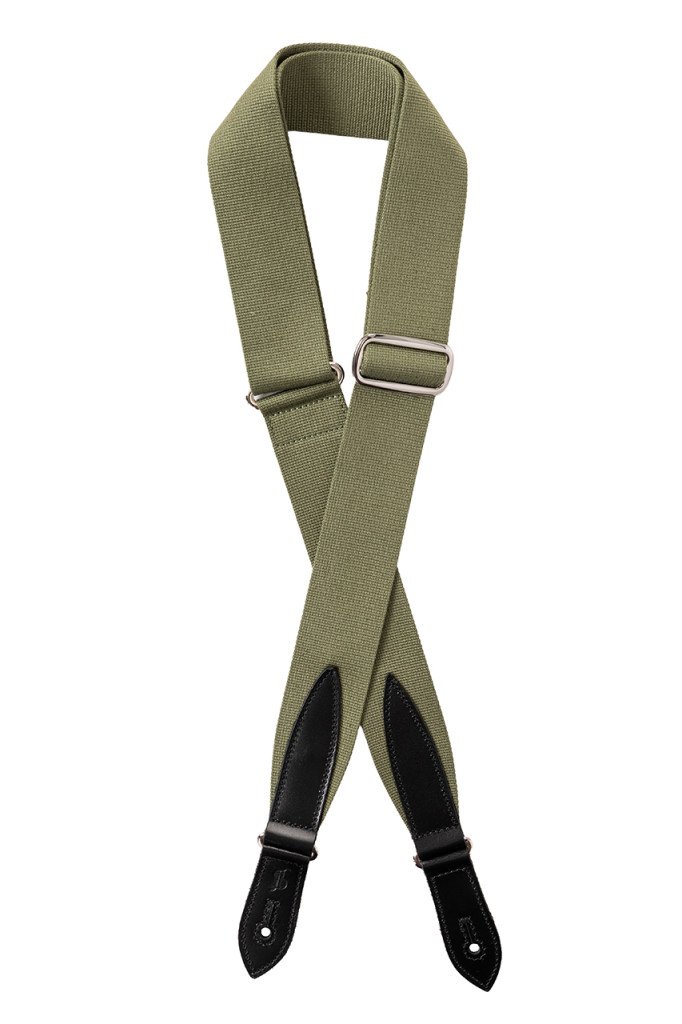 Gitarrengurt Baumwolle Green