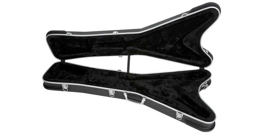 Premium Line - Electric Guitar ABS Case (FV-Style), Curved - Black