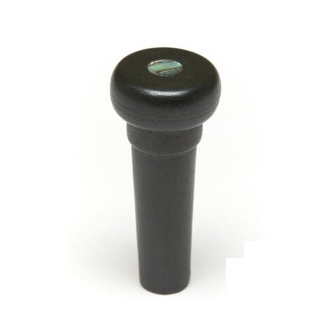 TUSQ PP-7282-00 - End Pin - Black - with Paua Shell Inlay 