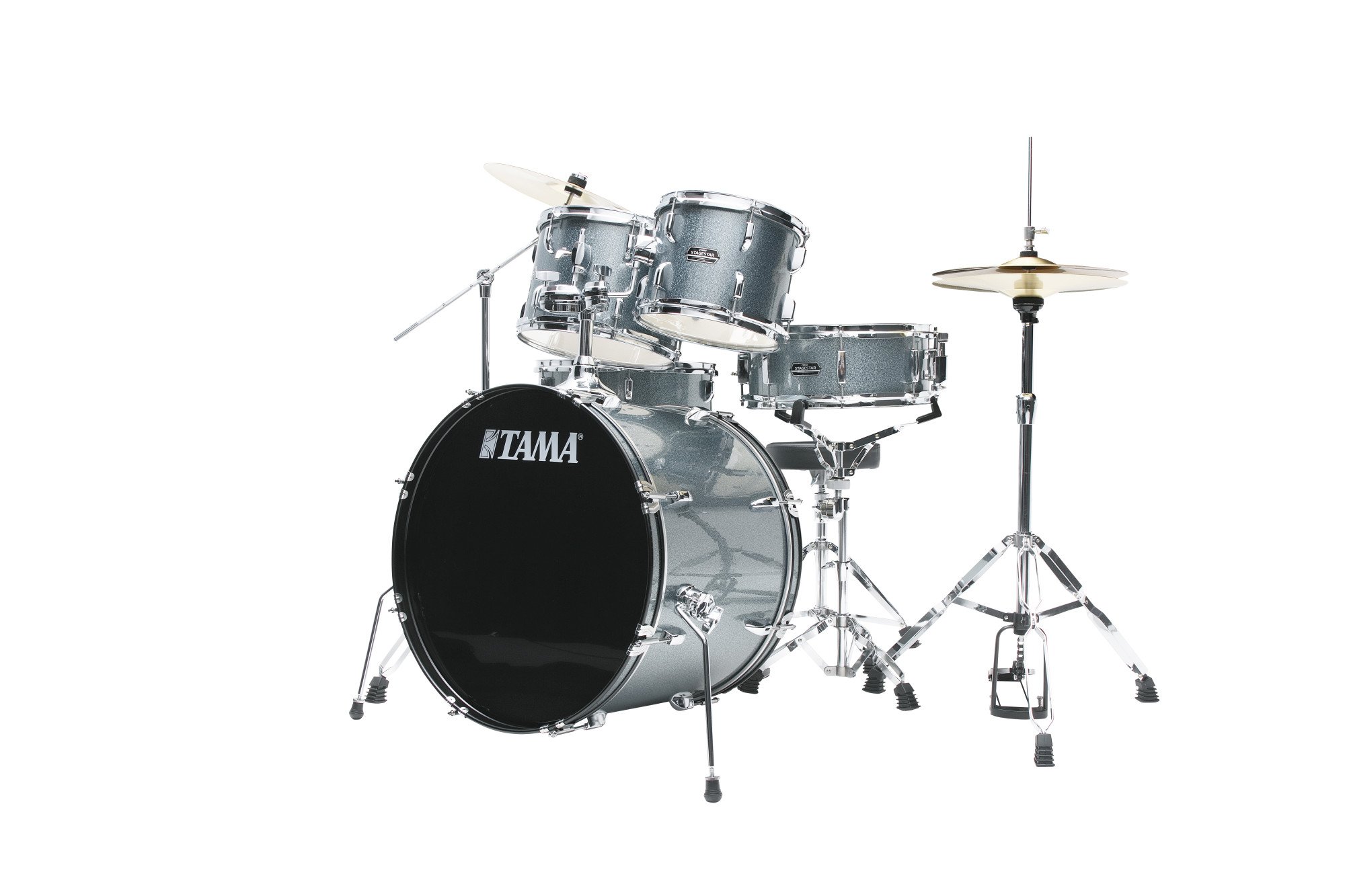 Stagestar 22 Drumkit 5 teilig - Sea Blue inkl. Hardware & Meinl Cymbal Set