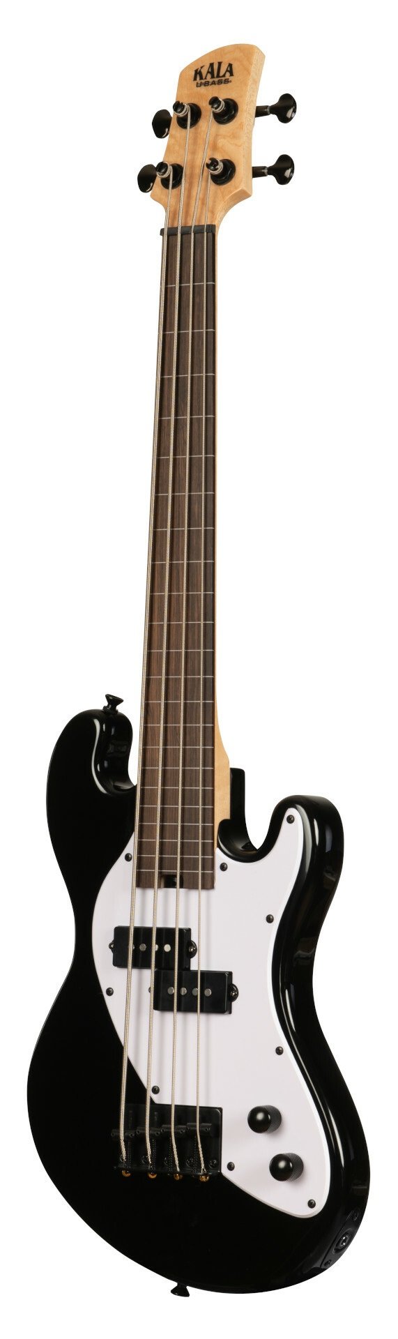U-Bass Solid Body 4-String, Jet Black, Fretless, with Bag