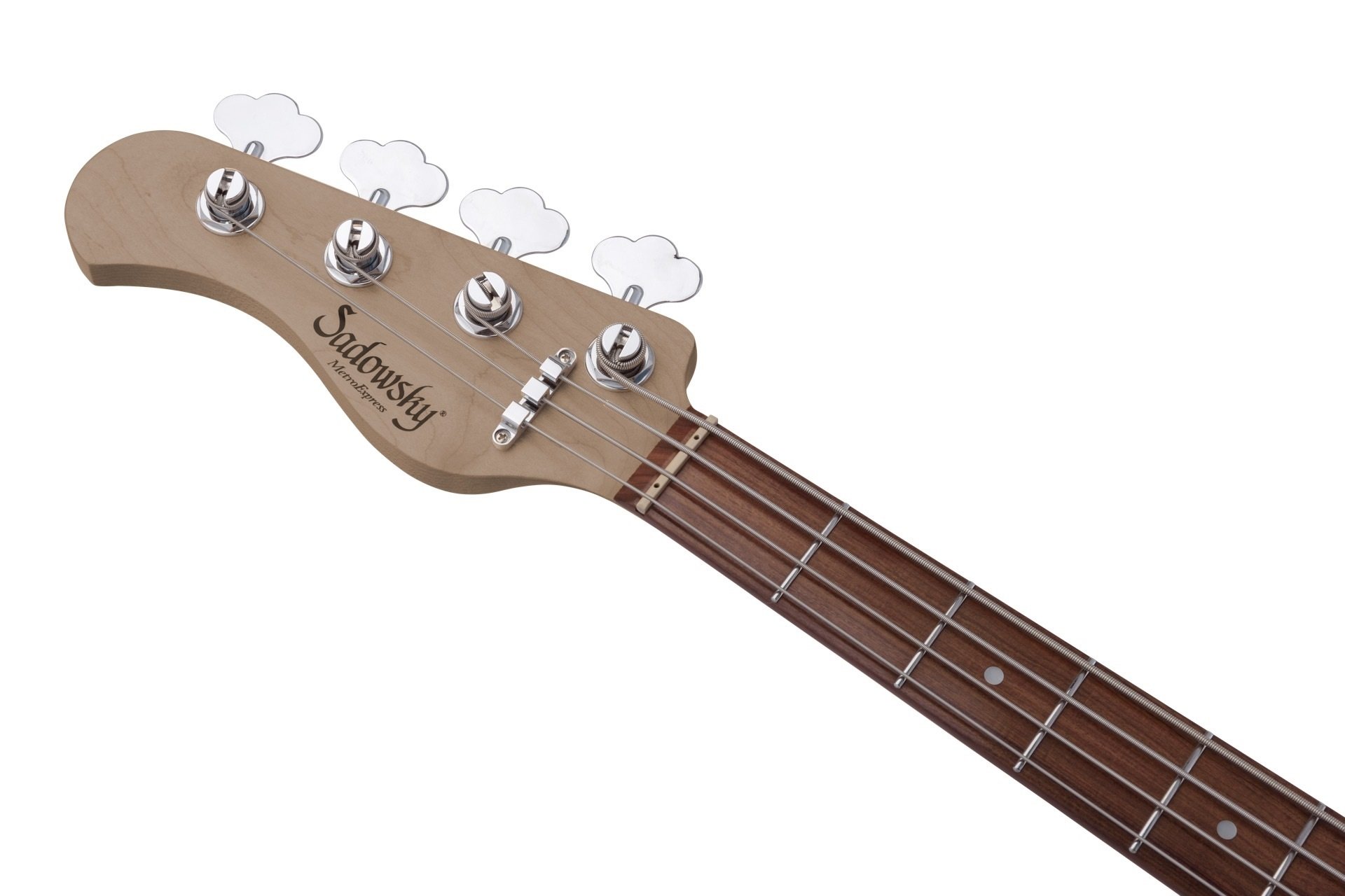 MetroExpress 21-Fret Hybrid P/J Bass, Morado Fingerboard, Lefthand, 4-String - Solid Black High Poli