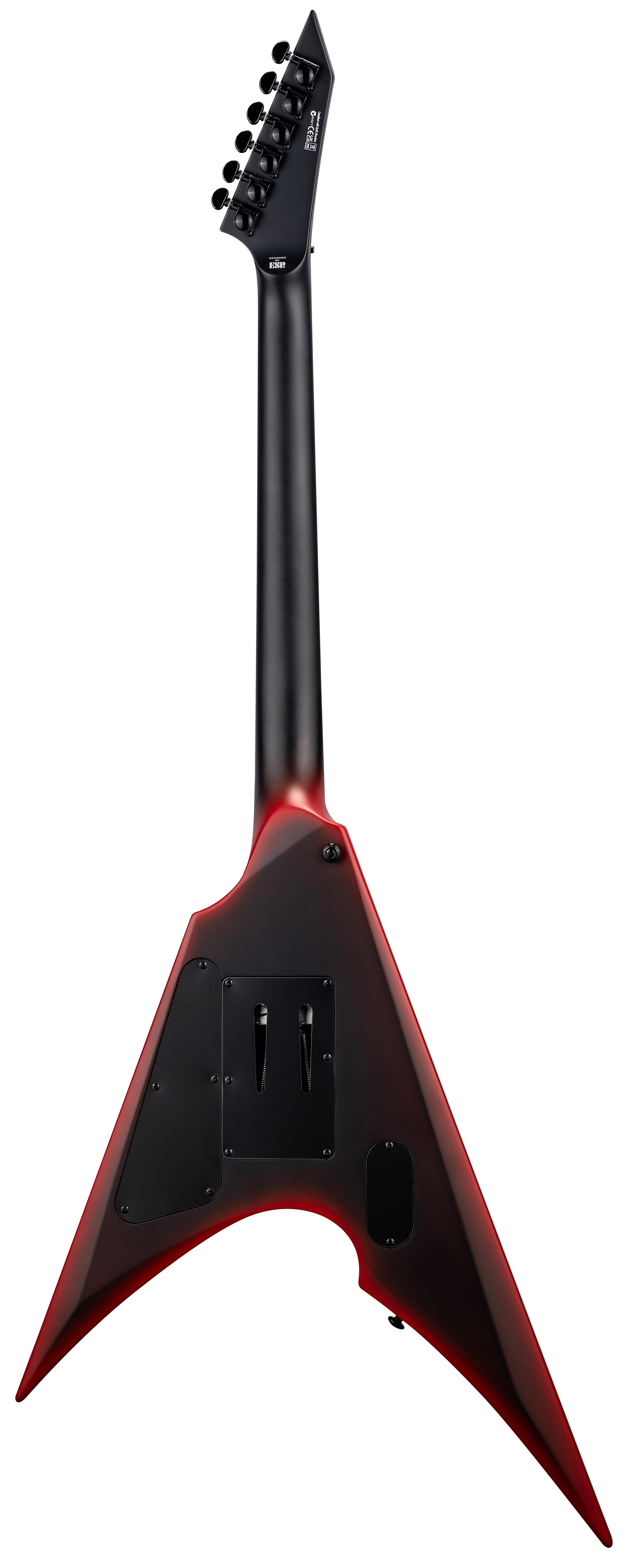 Arrow Black Metal II Black Red Burst Satin E-Gitarre