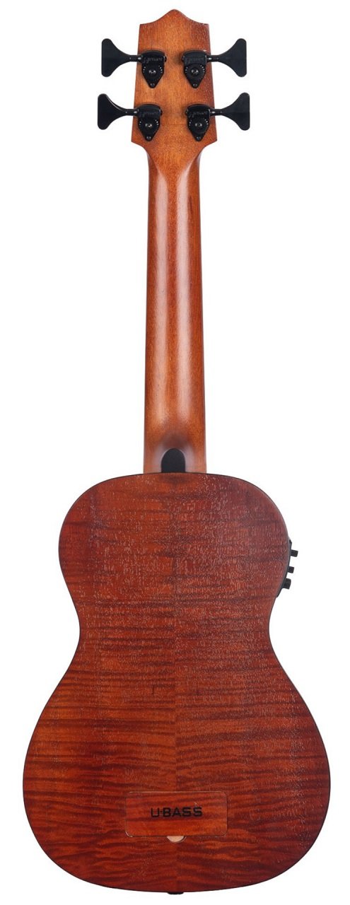 U-Bass Exotic Mahogany, Fretted, with Deluxe Bag