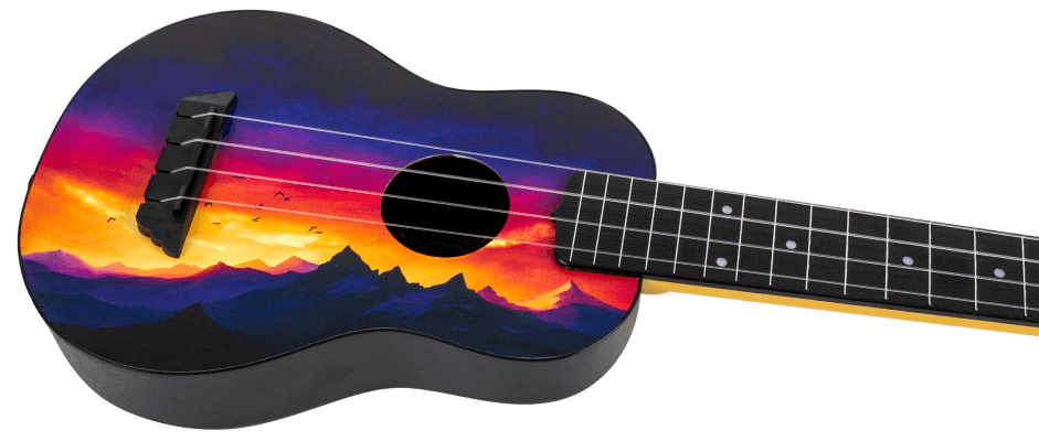 TUSL-EE SUNSET Elise Ecklund Signature Concert Scale Soprano Ukulele