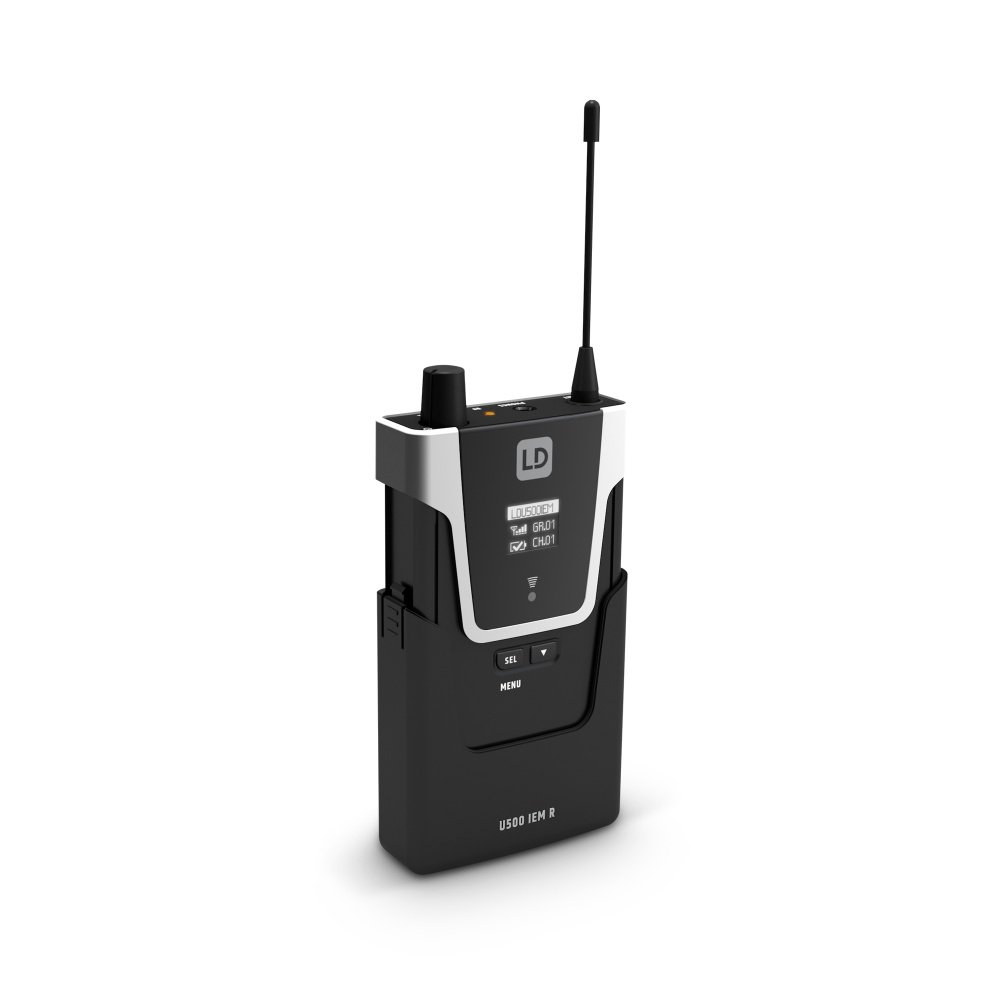 U508 IEM BUNDLE In-Ear Monitoring-System mit 2 x Bodypack - 863 - 865 MHz + 823 - 832 MHz