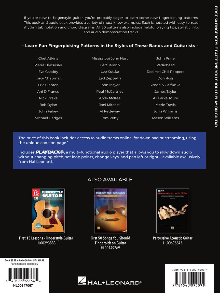 First 50 Fingerstyle Patterns You Should Play