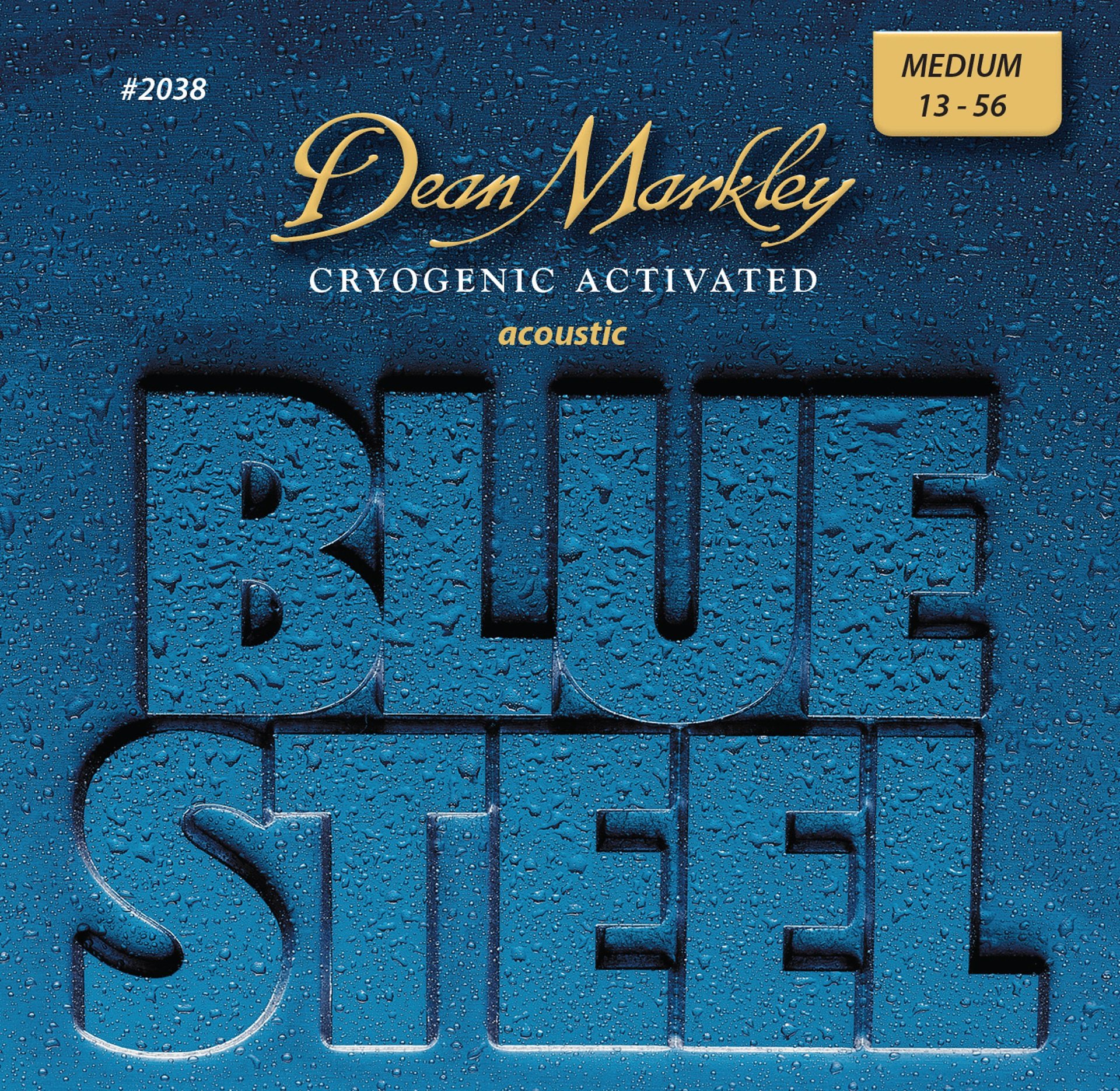 Blue Steel - 2038 - Acoustic Guitar String Set, Medium, .013-.056