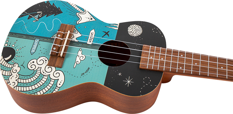 AUC-33 Two Seasons Concert Ukulele