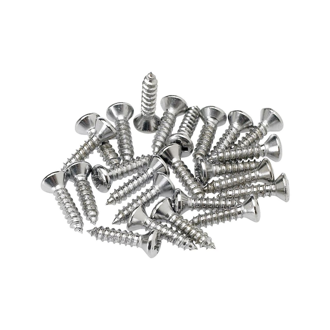 Pickguard Screws chrom - 24 Pack