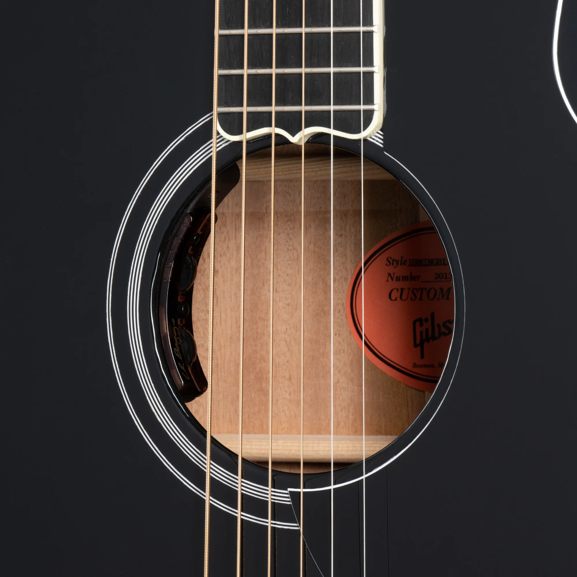 Hummingbird Custom Ebony Custom Shop
