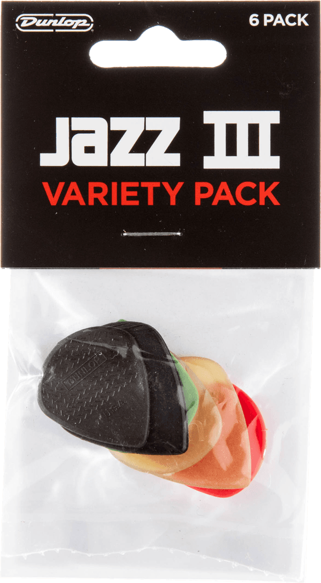 Jazz III Pick Variety Pack - 6er Pack
