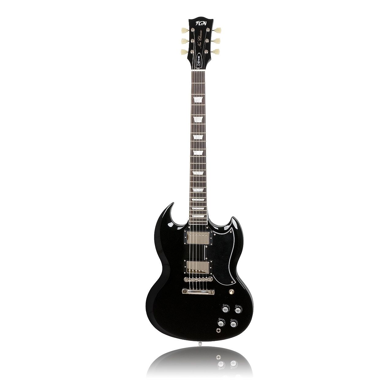 Neo Classic DC10 Black Gloss - E-Gitarre