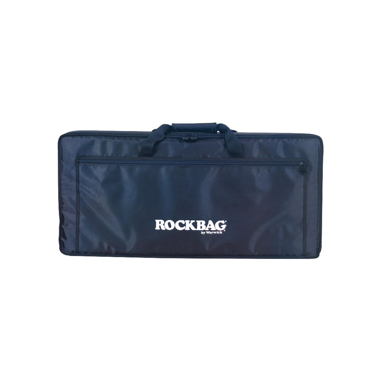 Schaumstoffgepolsterte Tasche mit Fächern für 10 Mikrofone und einem großen Fach für Zubehör.