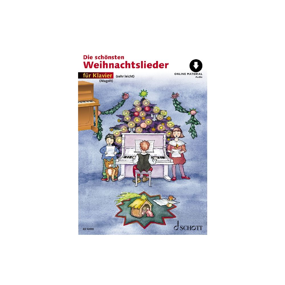 Die schönsten Weihnachtslieder für Klavier + Online Material