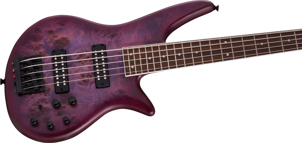 X Series Spectra Bass SBXP V Transparent Purple Burst