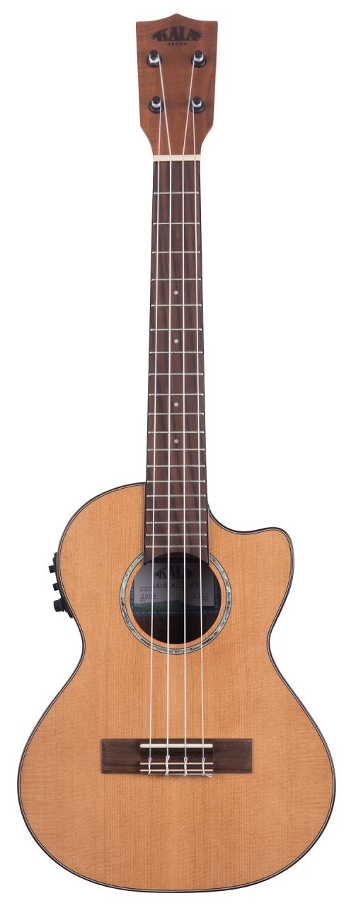 KA-SCAC-T-CE Acacia Tenor Ukulele with Cutaway, EQ and Bag