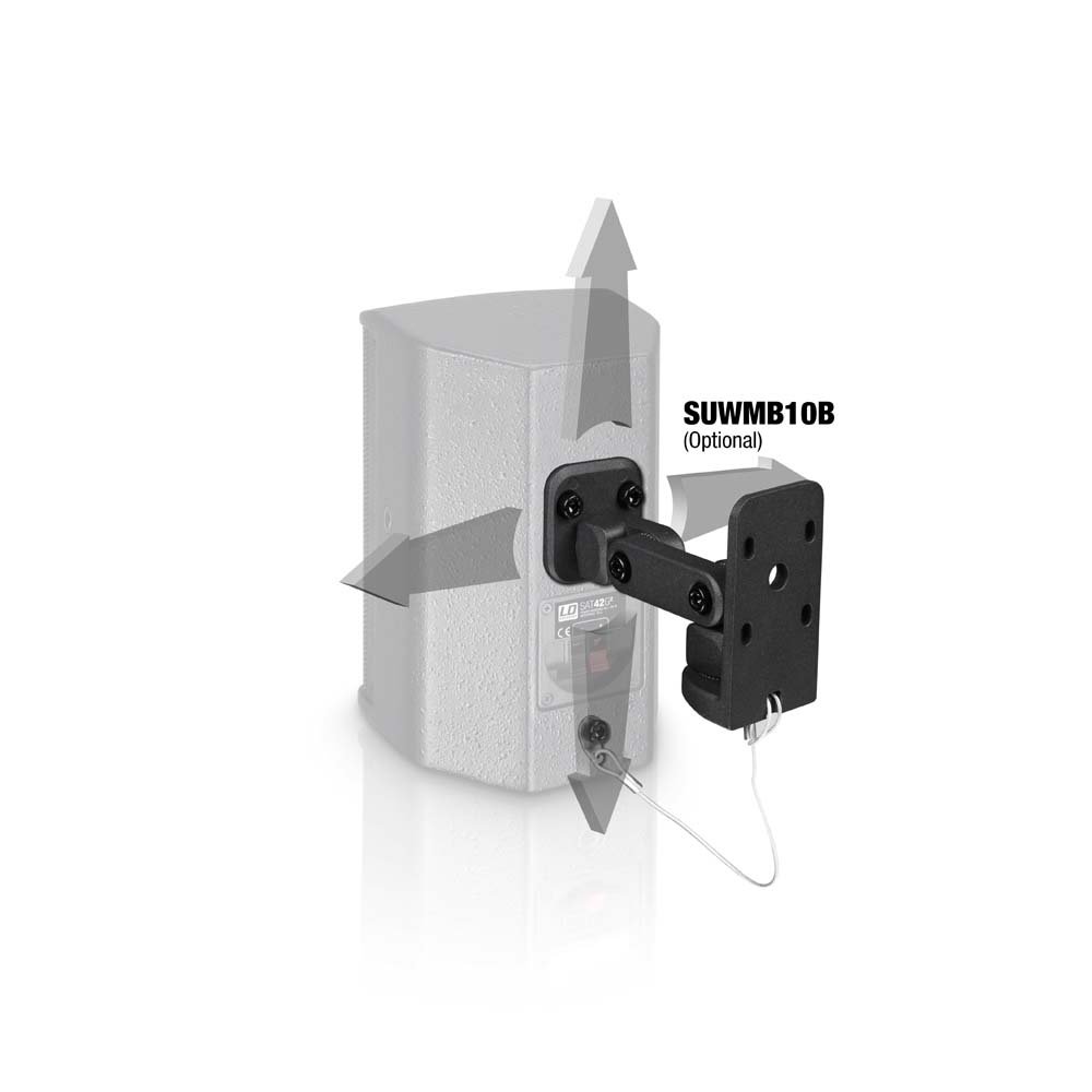 SAT 42 G2  4" Installationslautsprecher passiv schwarz (Paar)