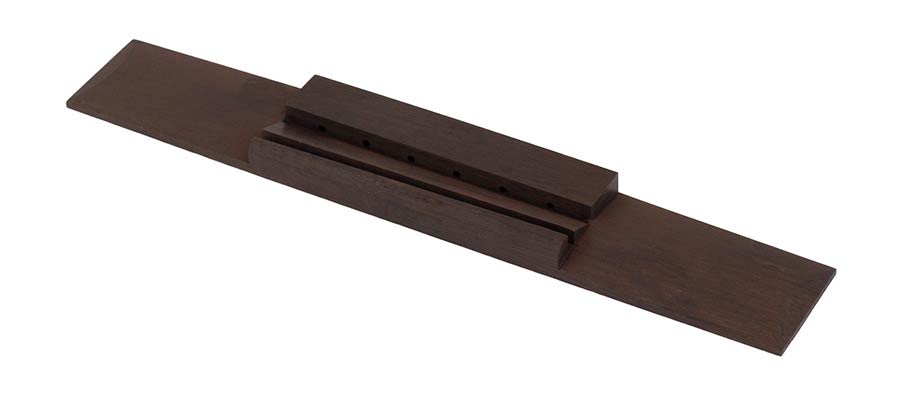 Brücke für klassische Gitarre, Ebenholz