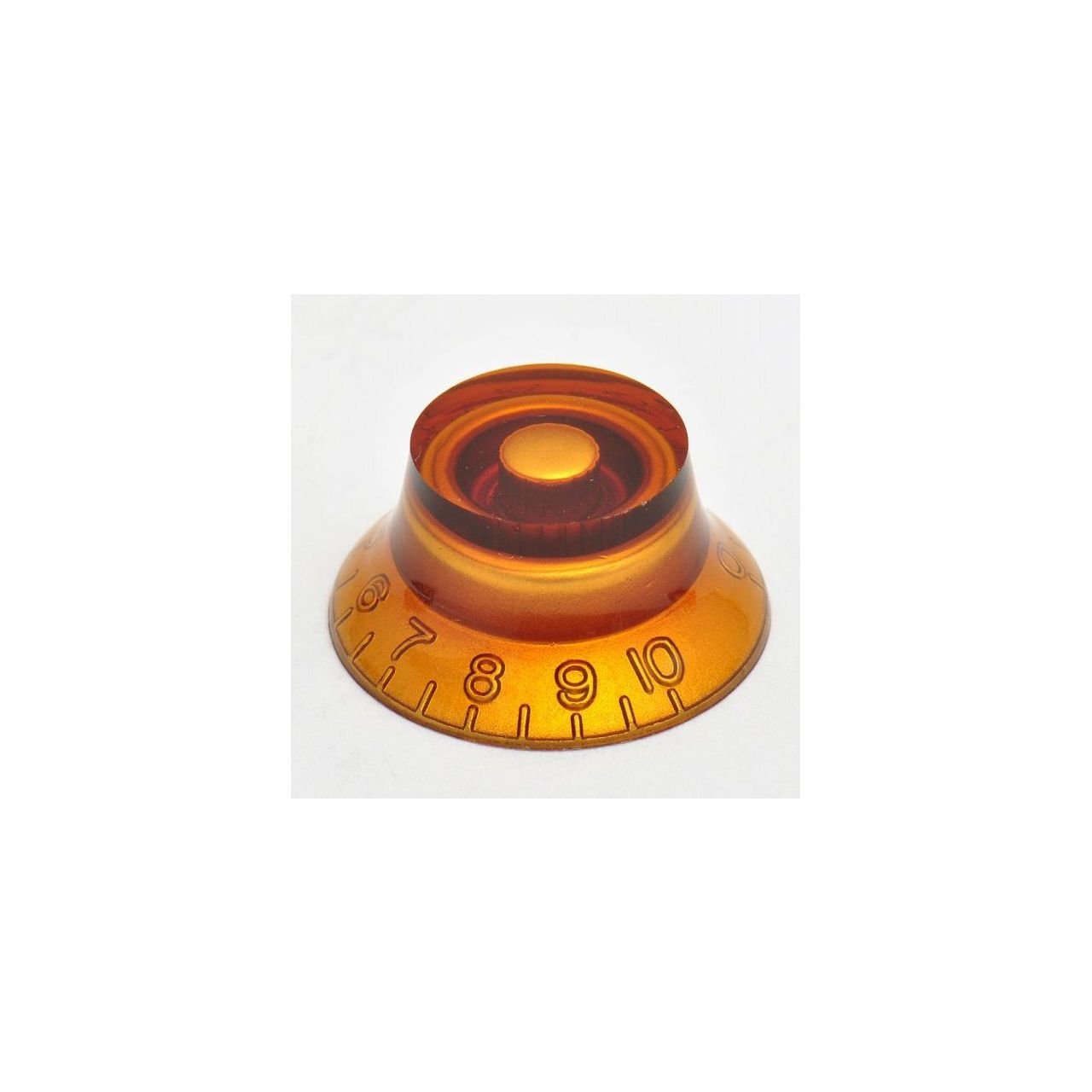 KBHVG Knopf, Plexi, Hutform, amber