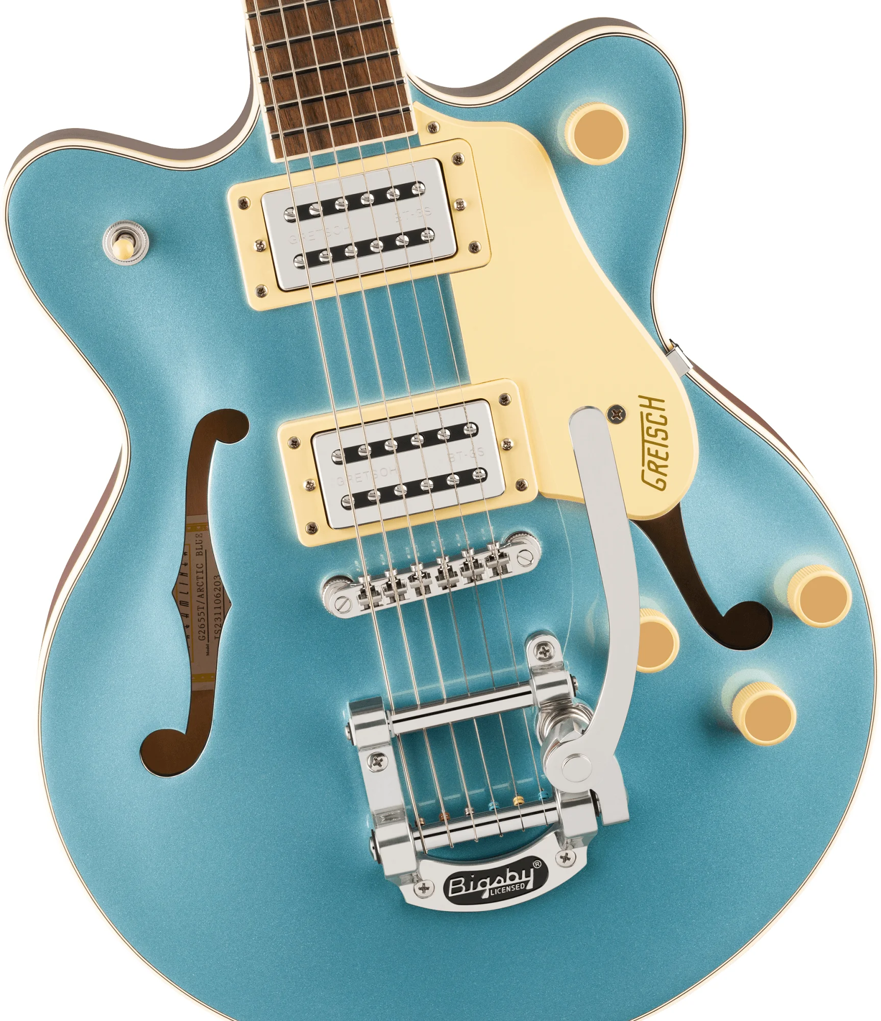 G2655T Streamliner Jr. Double-Cut with Bigsby Arctic Blue