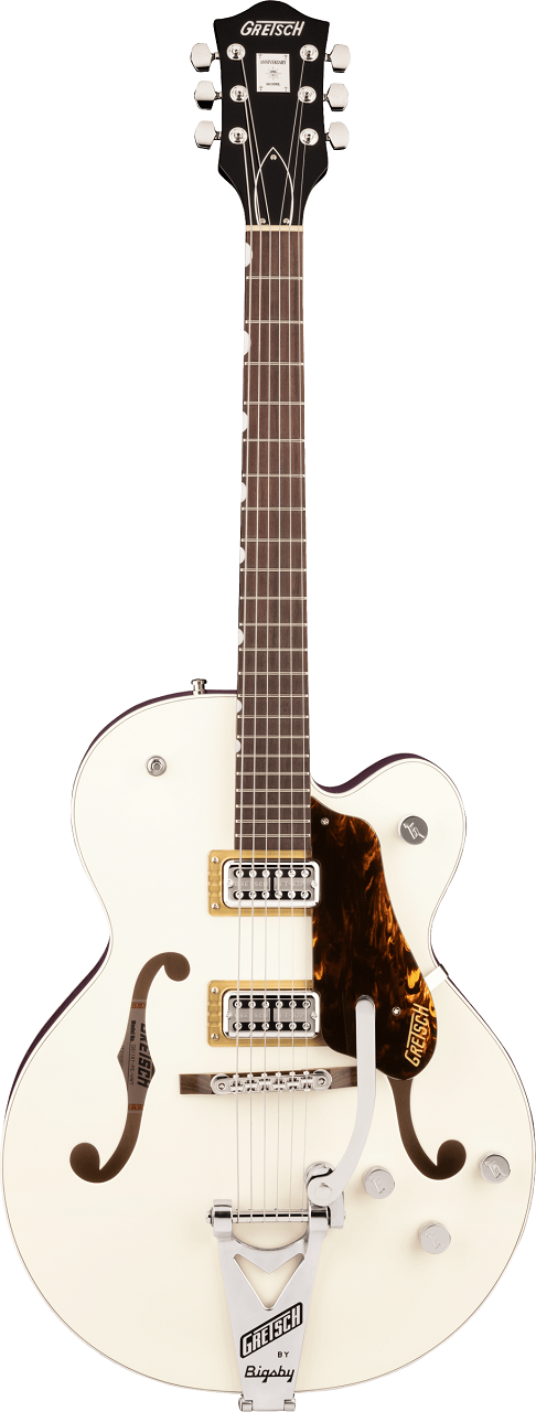 G6118T Players Edition Anniversary™  Two-Tone Vintage White/Walnut Stain