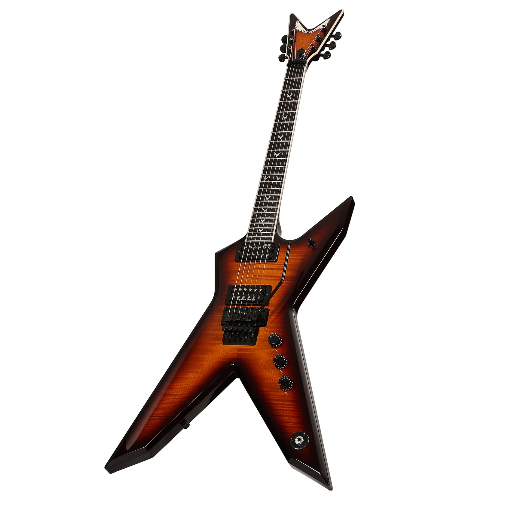 USA Rebel Floyd Flame Top Sunburst