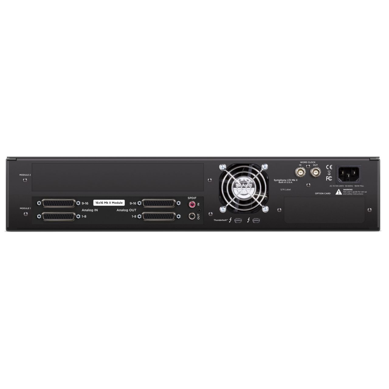 Symphony I/O Mk II 16X16 Thunderbolt - Symphony I/O MKII Thunderbolt Chassis with 16 Analog In + 16 