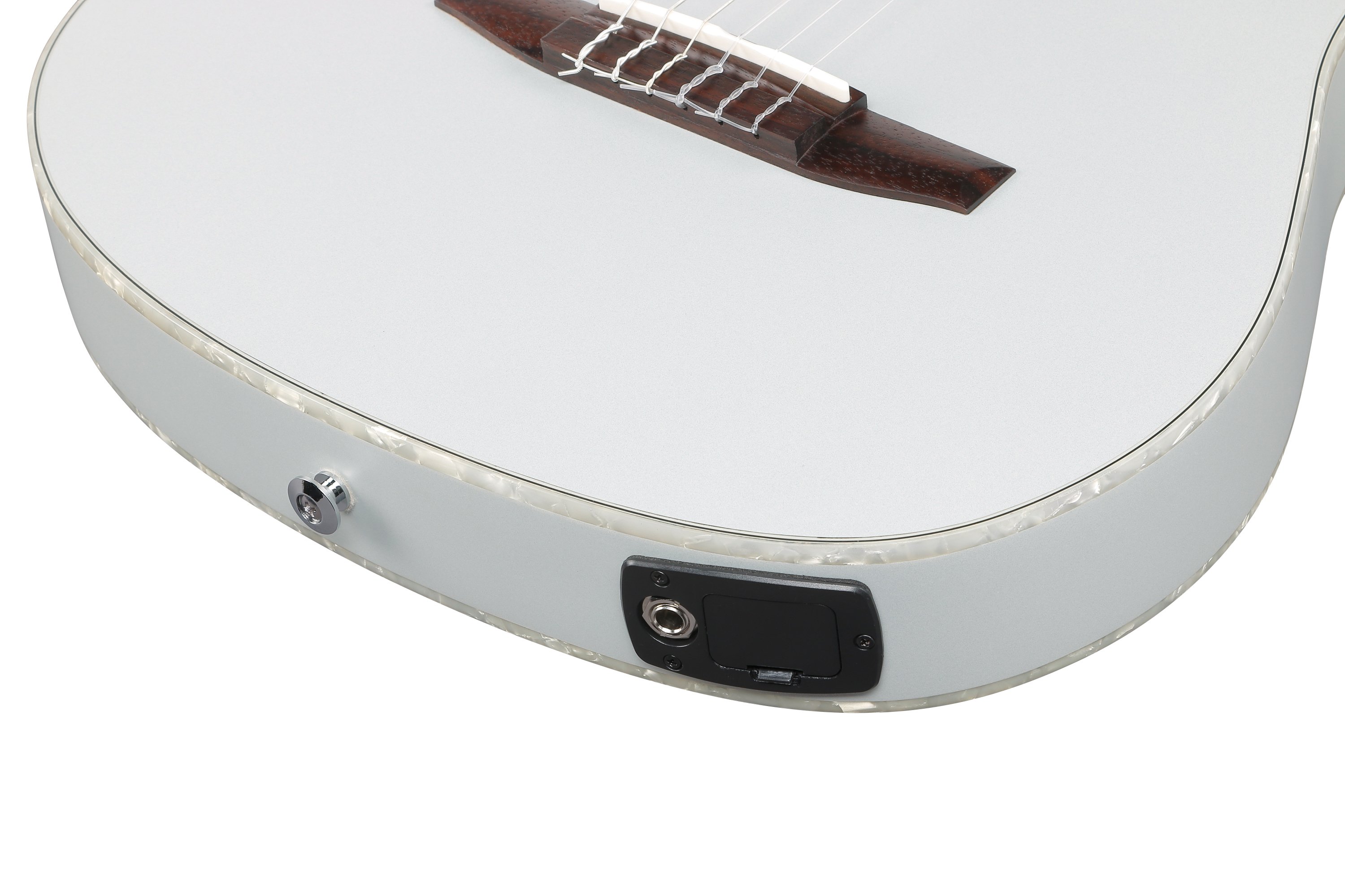 TOD10N Tim Henson Signature Nylon String Silver Metallic Flat 