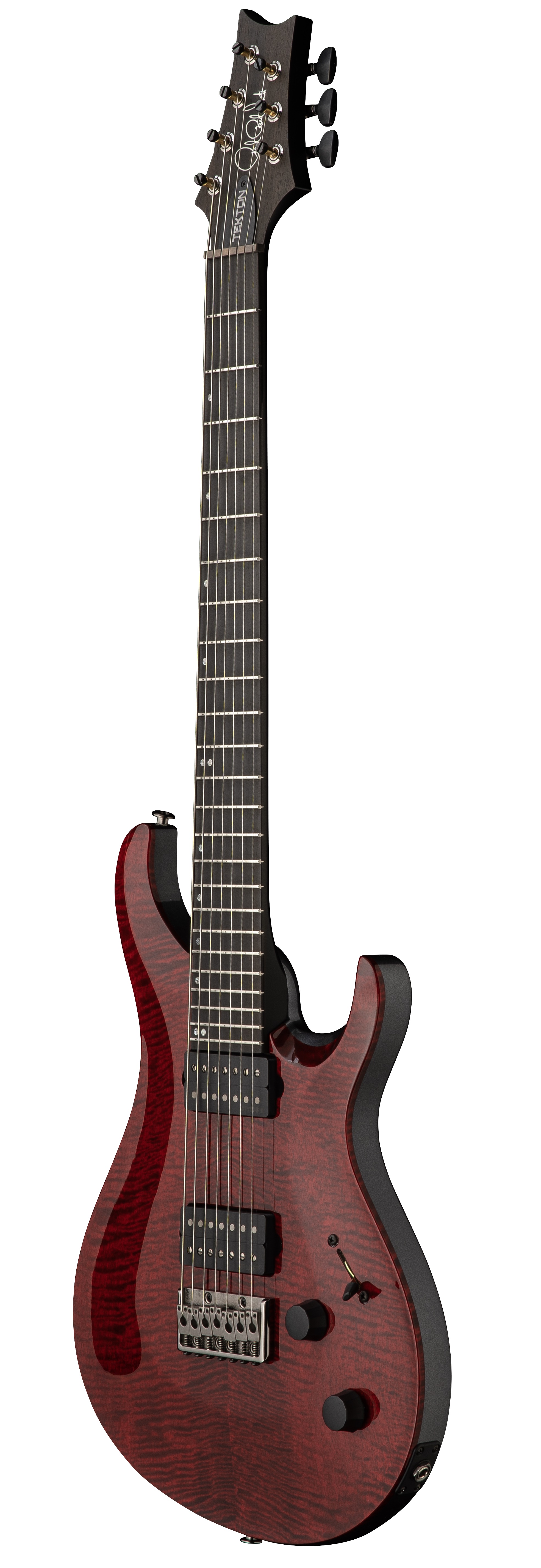 Tekton SVN Black Satin Neck -  Bloodstone Red