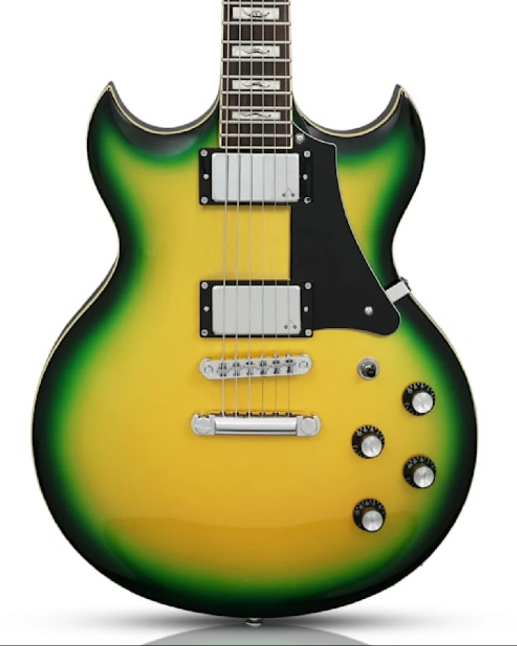 Matt Pike Signature Warlord Serpent Burst E-Gitarre