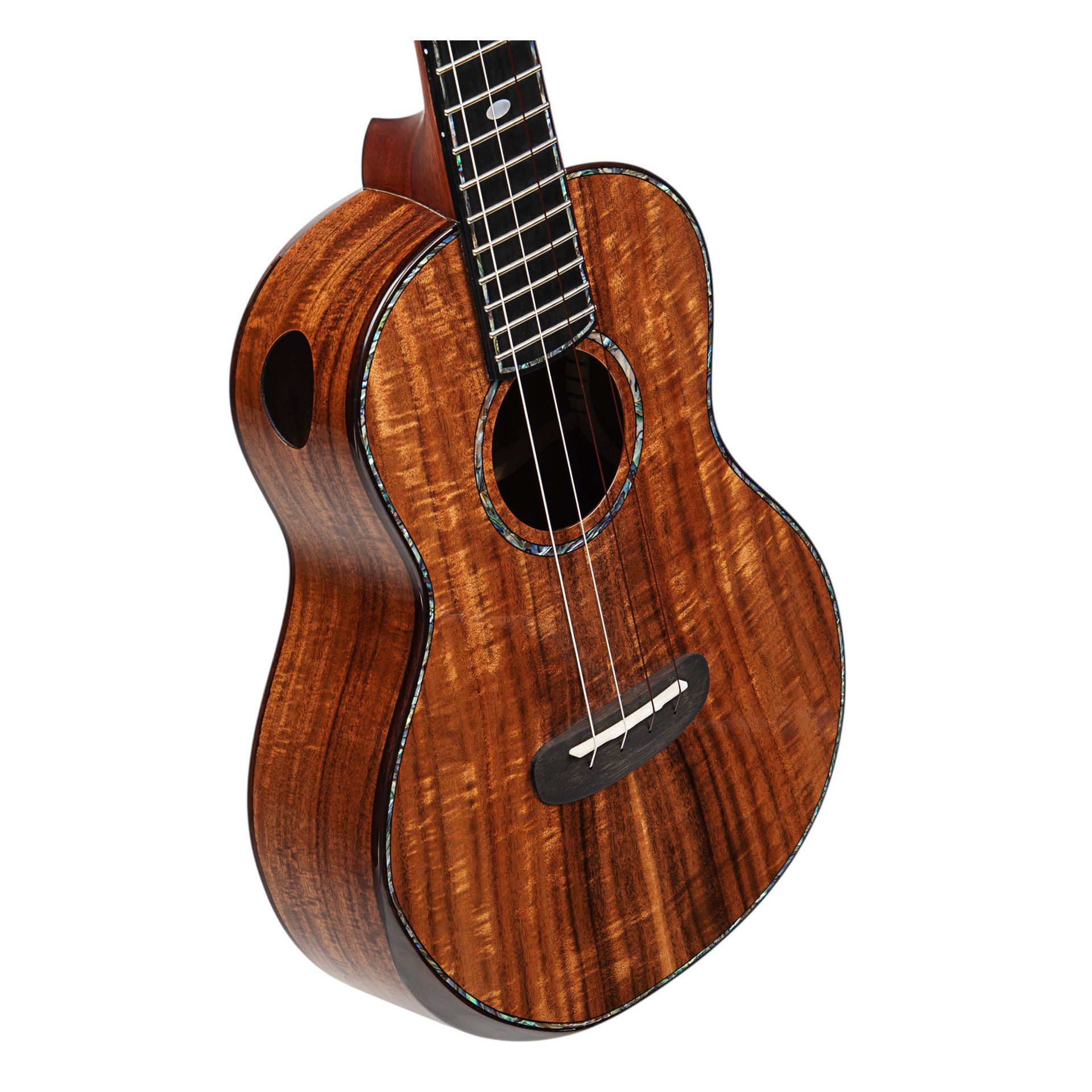 KA-CTD-SA-TG Tenor Ukulele Contour Deluxe All Solid Gloss Acacia