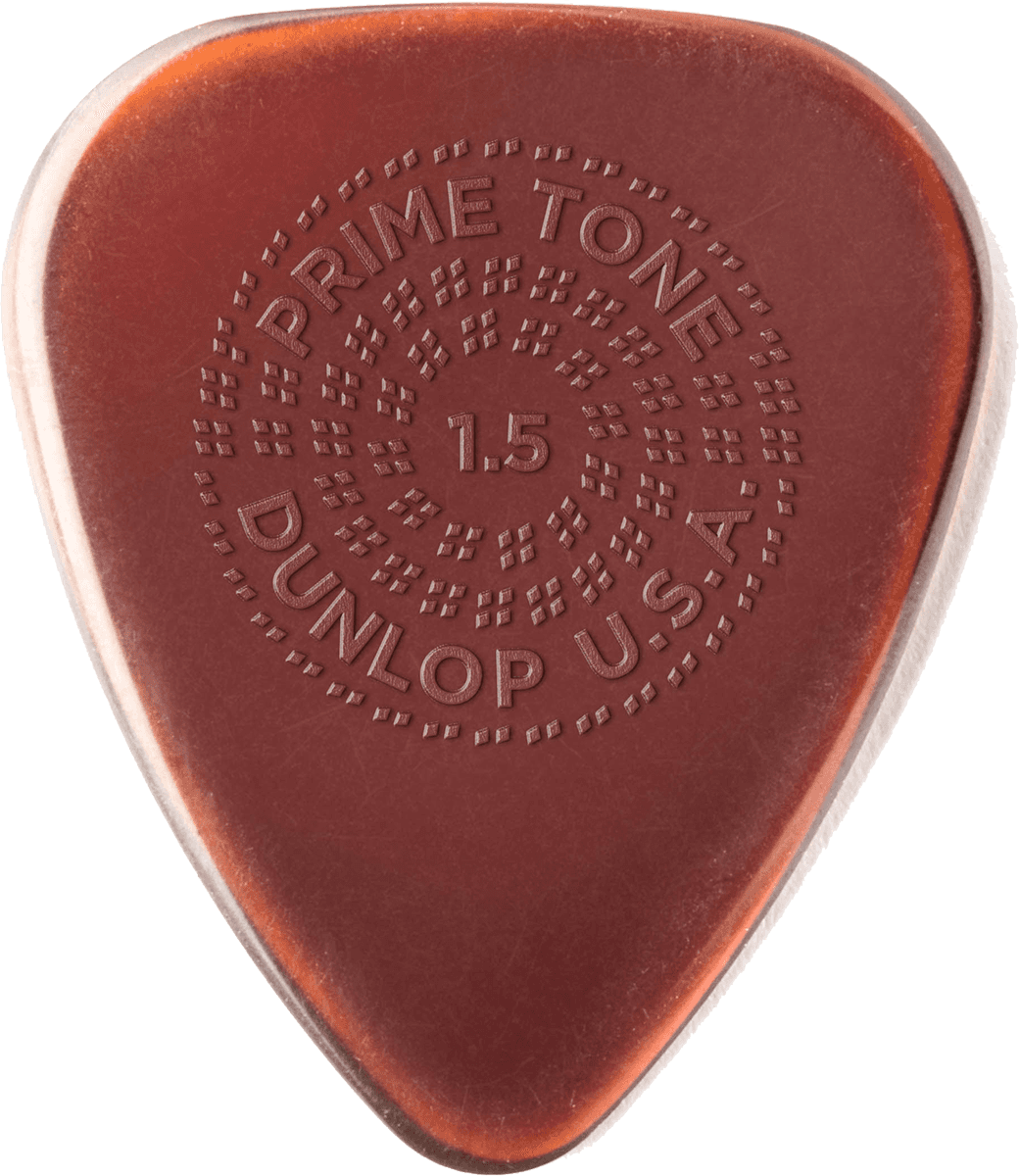 Primetone Standard Picks with Grip, Refill Pack, 12 pcs., brown, 1.50 mm 