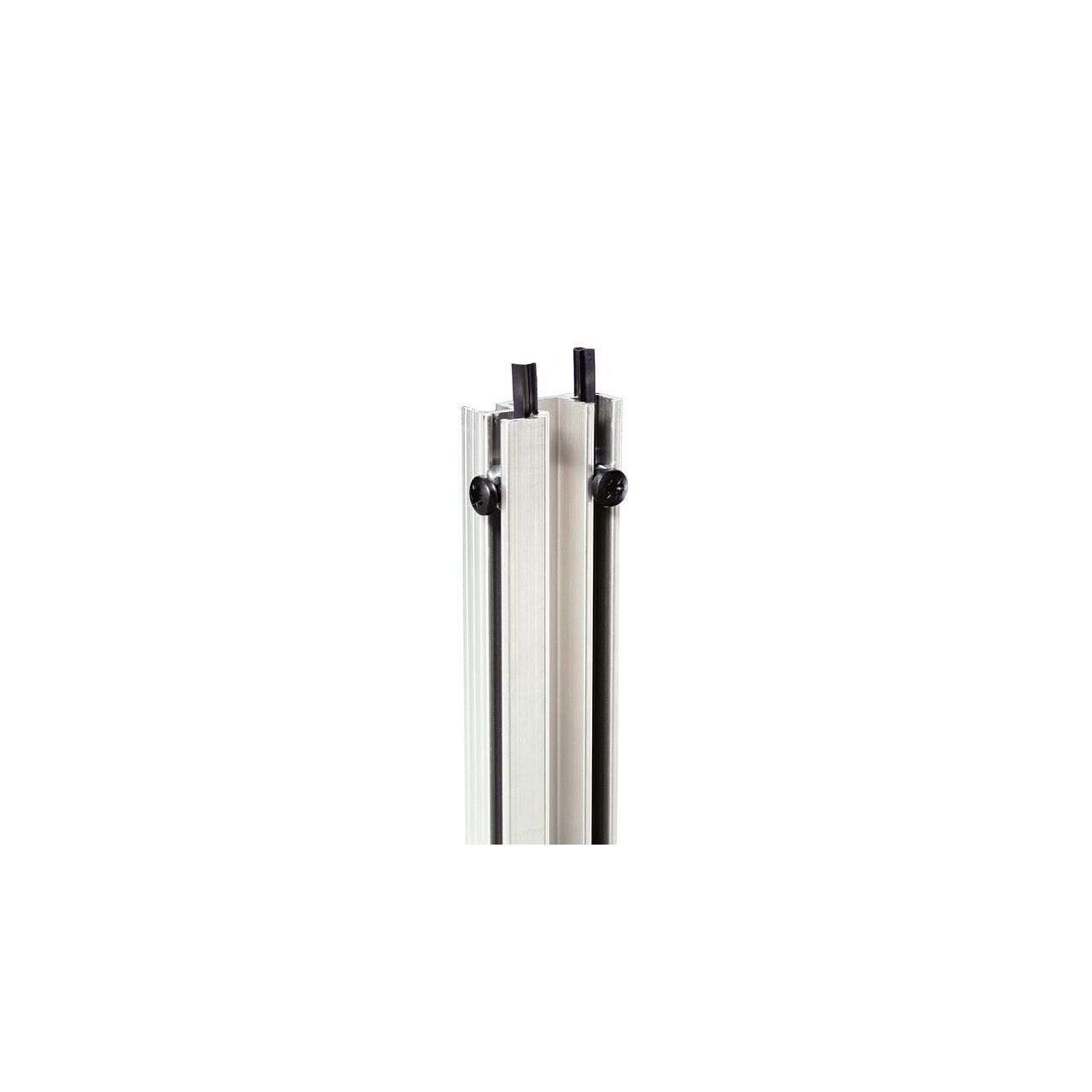 Adam Hall 19" Parts 6168 - Rackschiene Aluminium doppelt stufenlos mit Gummikeder