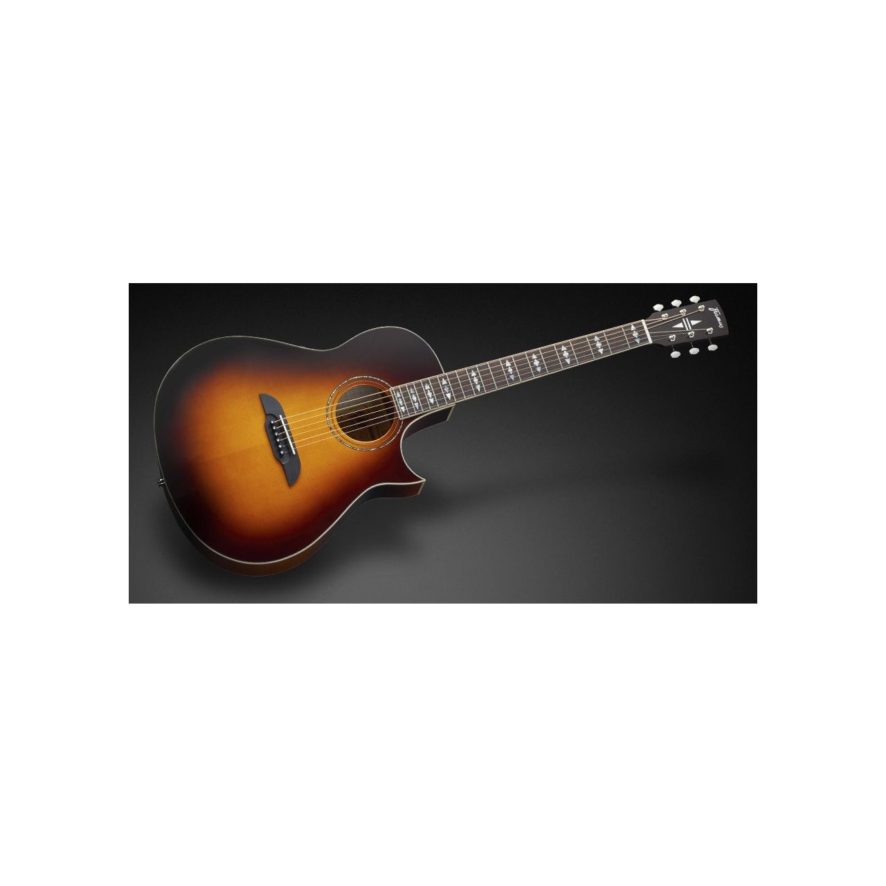 Legacy Series FC 44 SMV Concert, with EQ - Vintage Dark Sunburst Transparent High Polish (B-Stock)