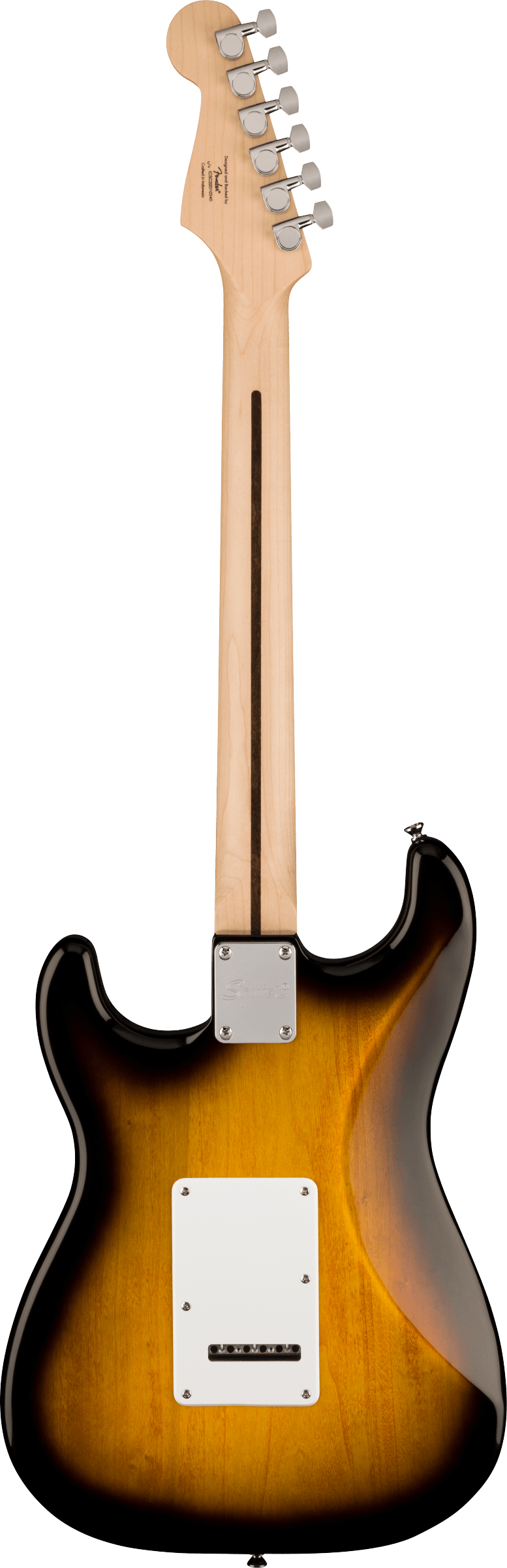 Sonic Stratocaster MN White Pickguard 2-Colour Sunburst