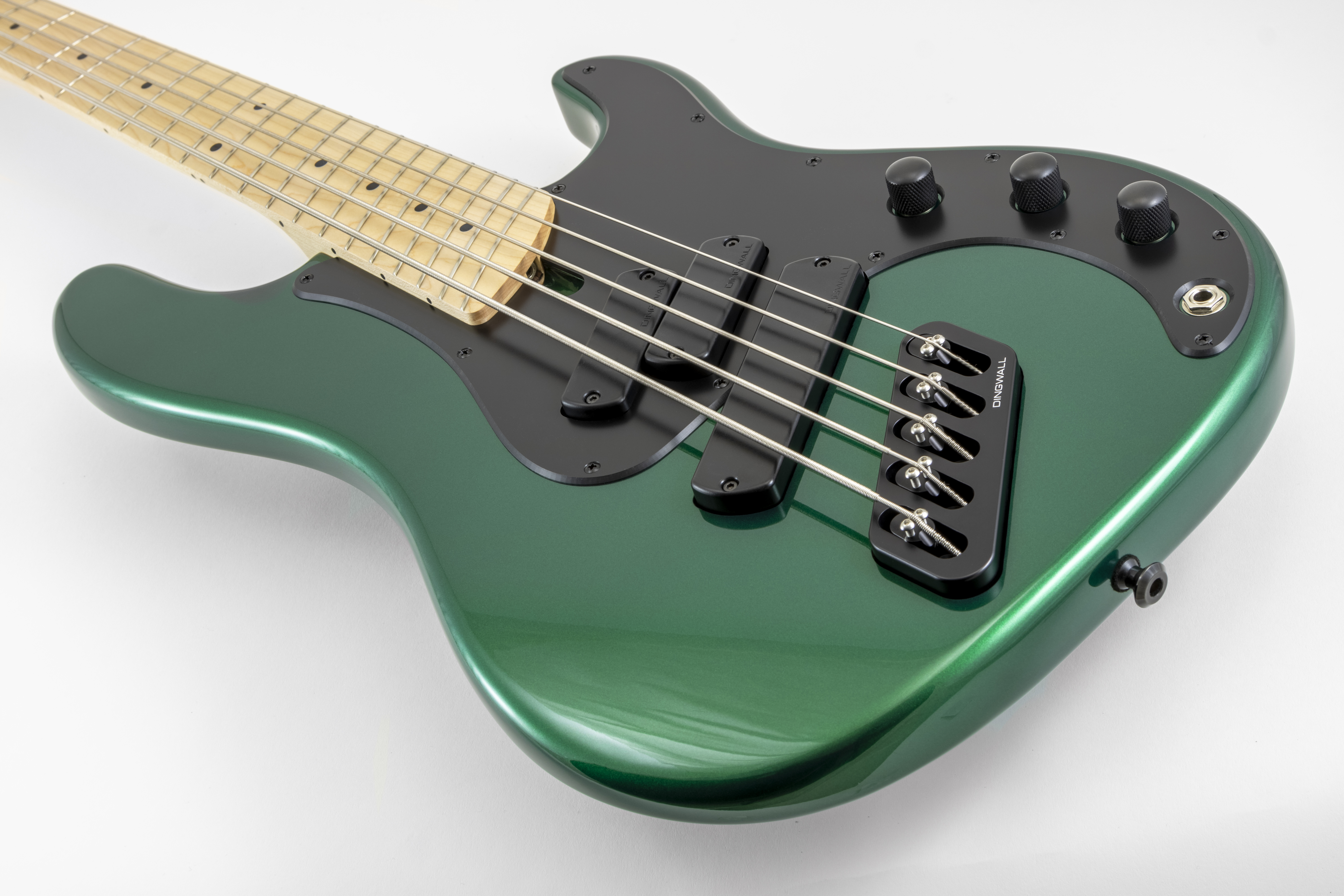 SP1 Maple 5-string Bass Gloss Dark Candy Green