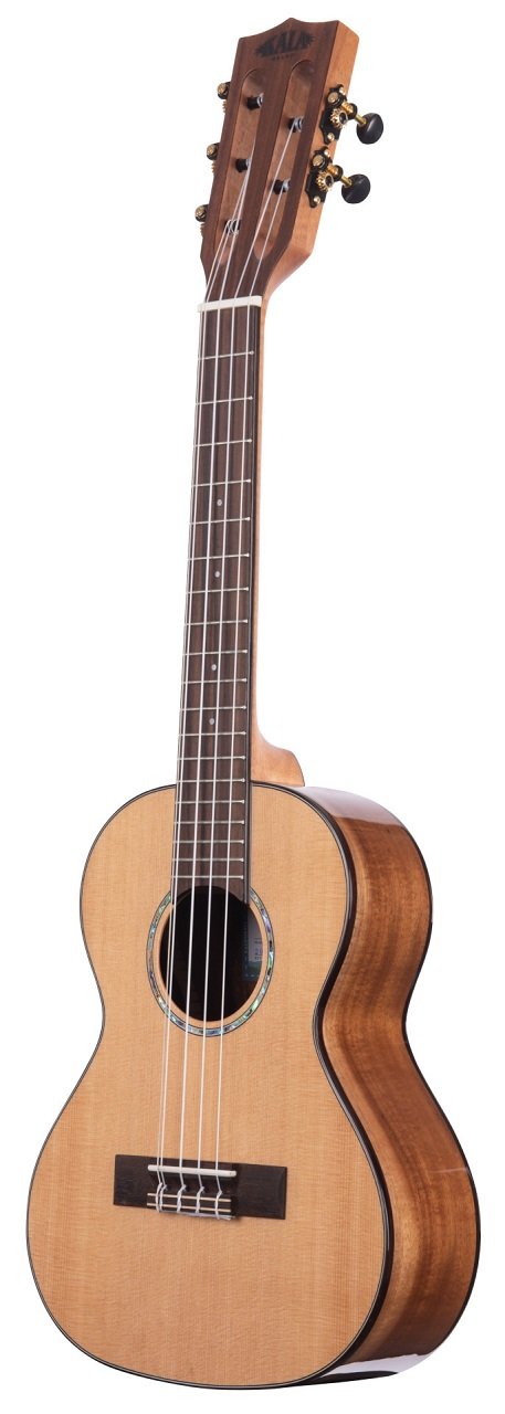 KA-SCAC-T5 - Gloss Solid Cedar Top Acacia 5-String Tenor Ukulele, with Bag (UB-T)