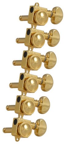 505FVG Roto-Grip Locking Rotomatics for Vintage F-Style Tuners - Guitar Machine Heads, 6-in-Line, Ba
