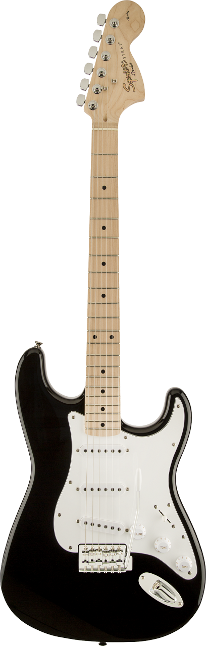 Affinity Series Stratocaster Maple Black