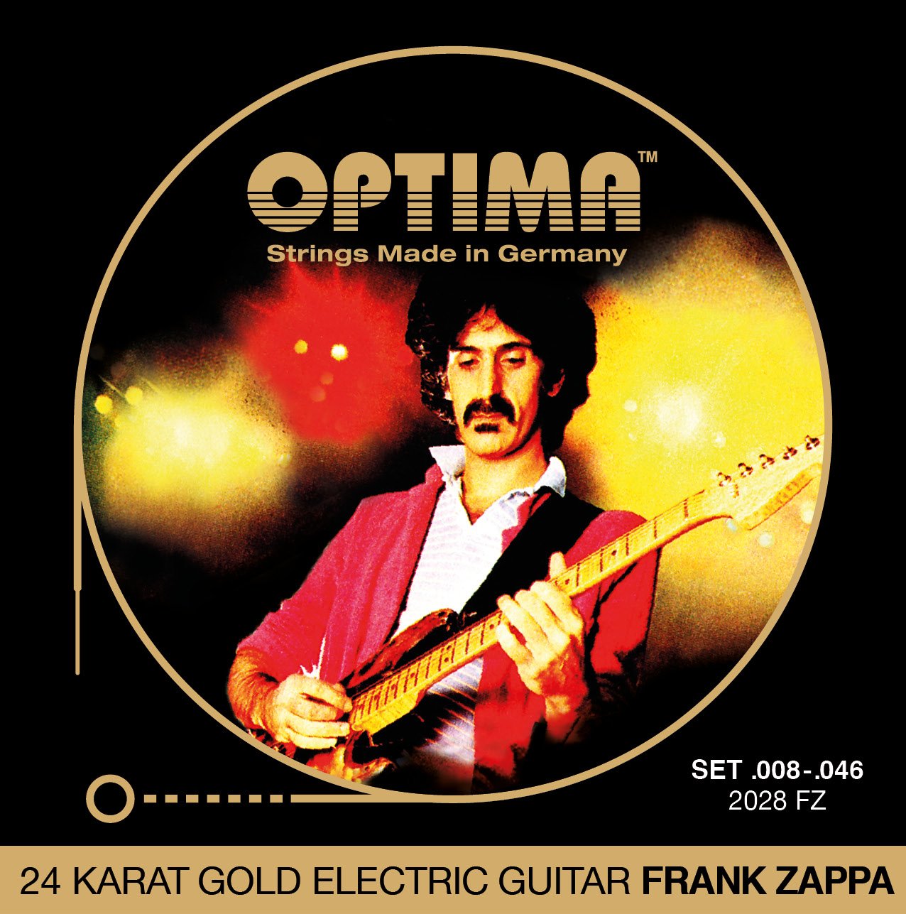 2028FZ Gold Strings Frank Zappa