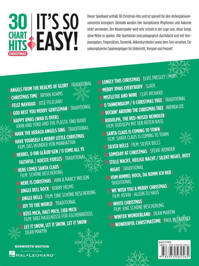 30 Charthits - It's So Easy! Christmas